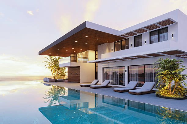 Luxury swimming pool